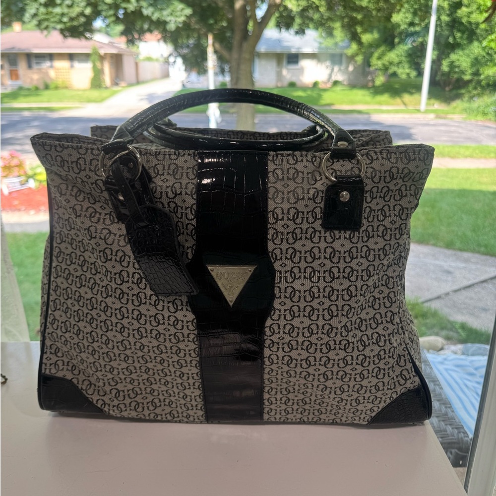 🖤 Y2K GUESS Monogram Tote Bag 🖤